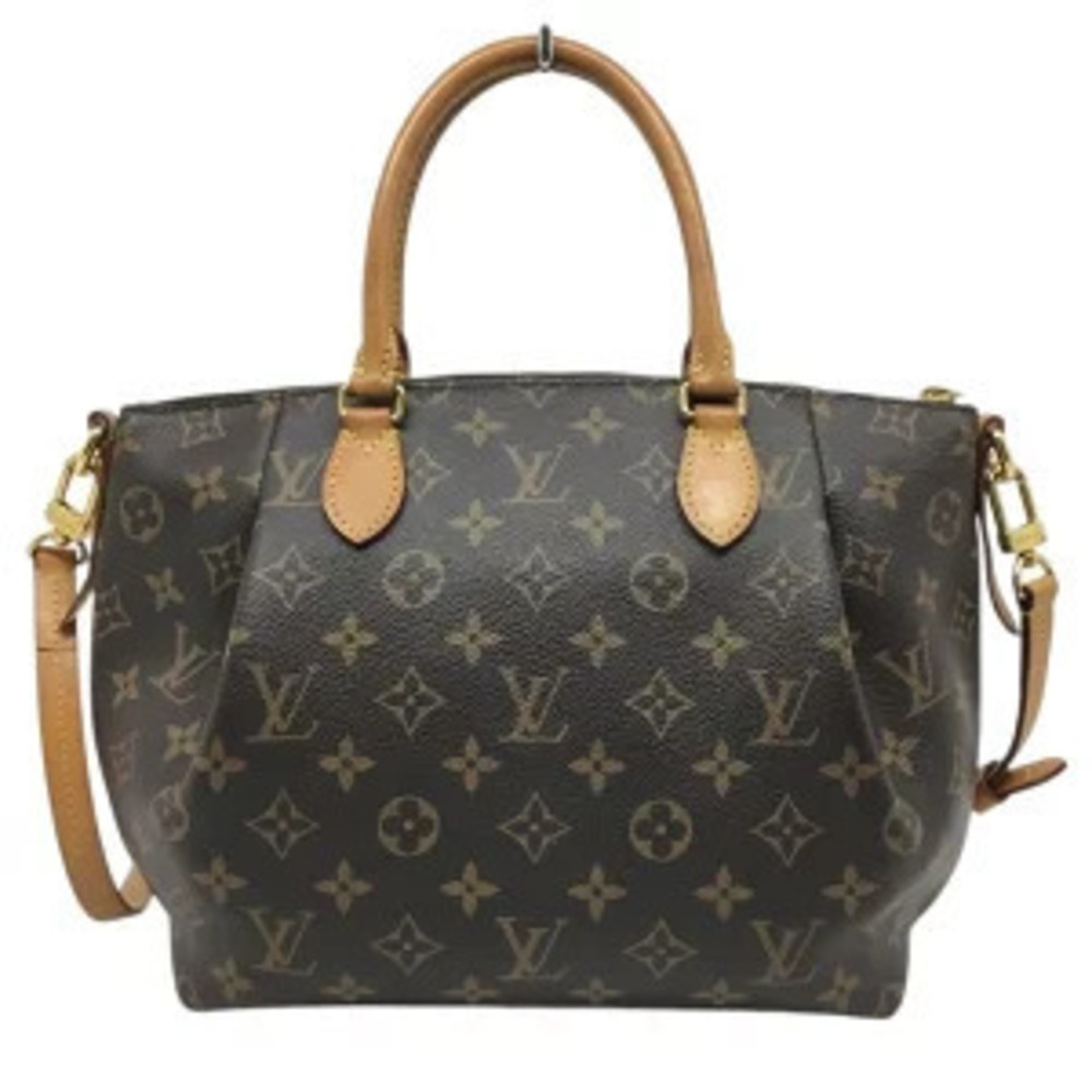 Louis Vuitton Monogram handbag bag shoulder Turenne Brown